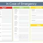 Info Card Template – Heartwork Pertaining To In Case Of Emergency Card Template