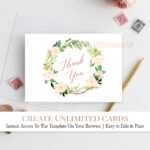 Instant Download Girl Baby Shower Thank You Note Card, N3 Intended For Thank You Card Template For Baby Shower