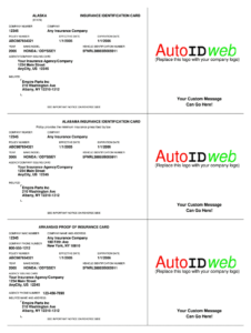 Insurance Card Template - Fill Online, Printable, Fillable throughout Fake Auto Insurance Card Template Download