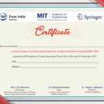 International Conference On Signal & Data Processing (Icsdp) Pertaining To International Conference Certificate Templates