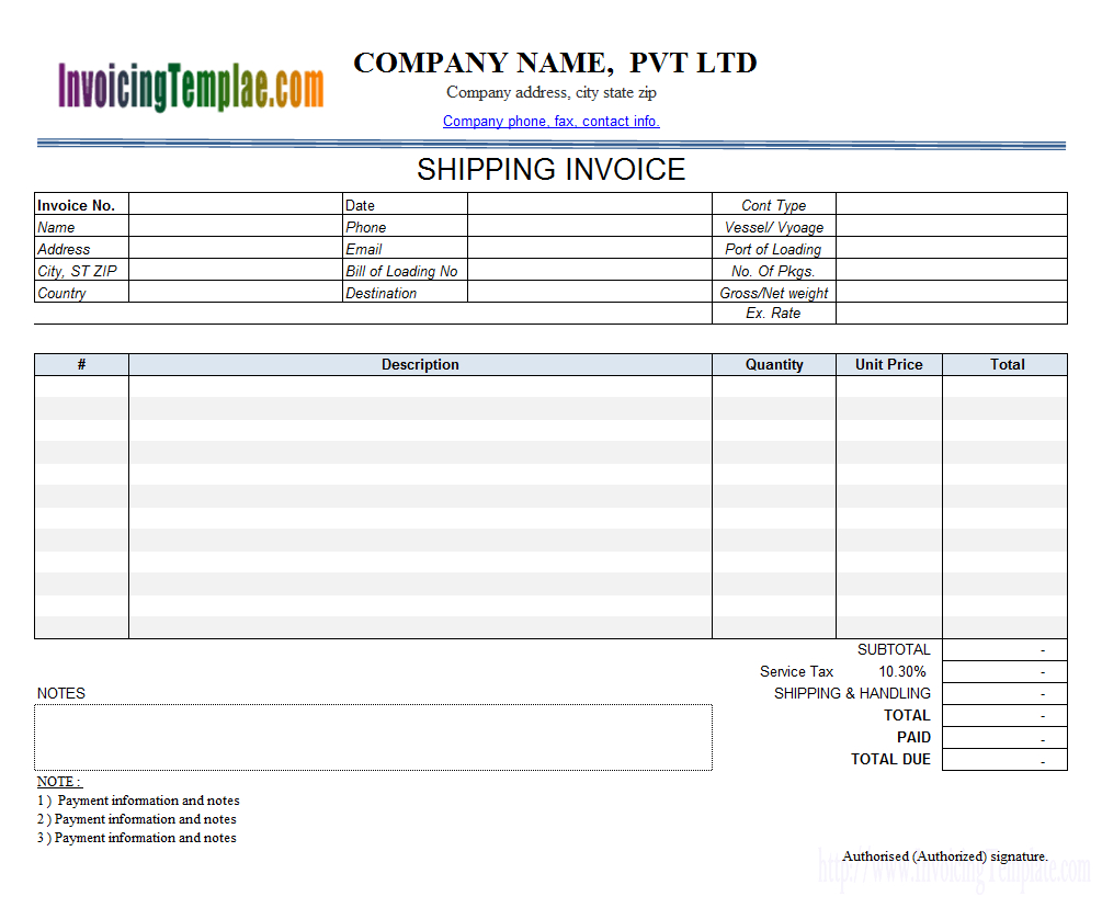 Invoice Template With Credit Card Payment Option With Credit Card Bill Template