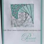 Iris Folding Square With Winter Frost Designer Series Paper Inside Iris Folding Christmas Cards Templates