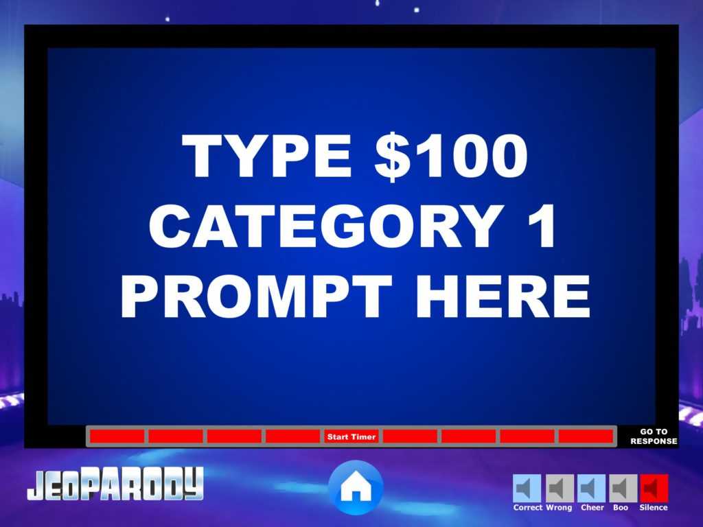 Jeopardy Powerpoint Game Template – Youth Downloadsyouth In Jeopardy Powerpoint Template With Sound