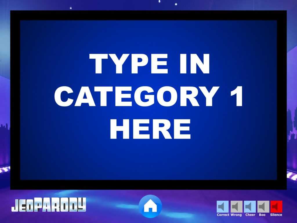 Jeopardy Powerpoint Game Template – Youth Downloadsyouth With Jeopardy Powerpoint Template With Sound