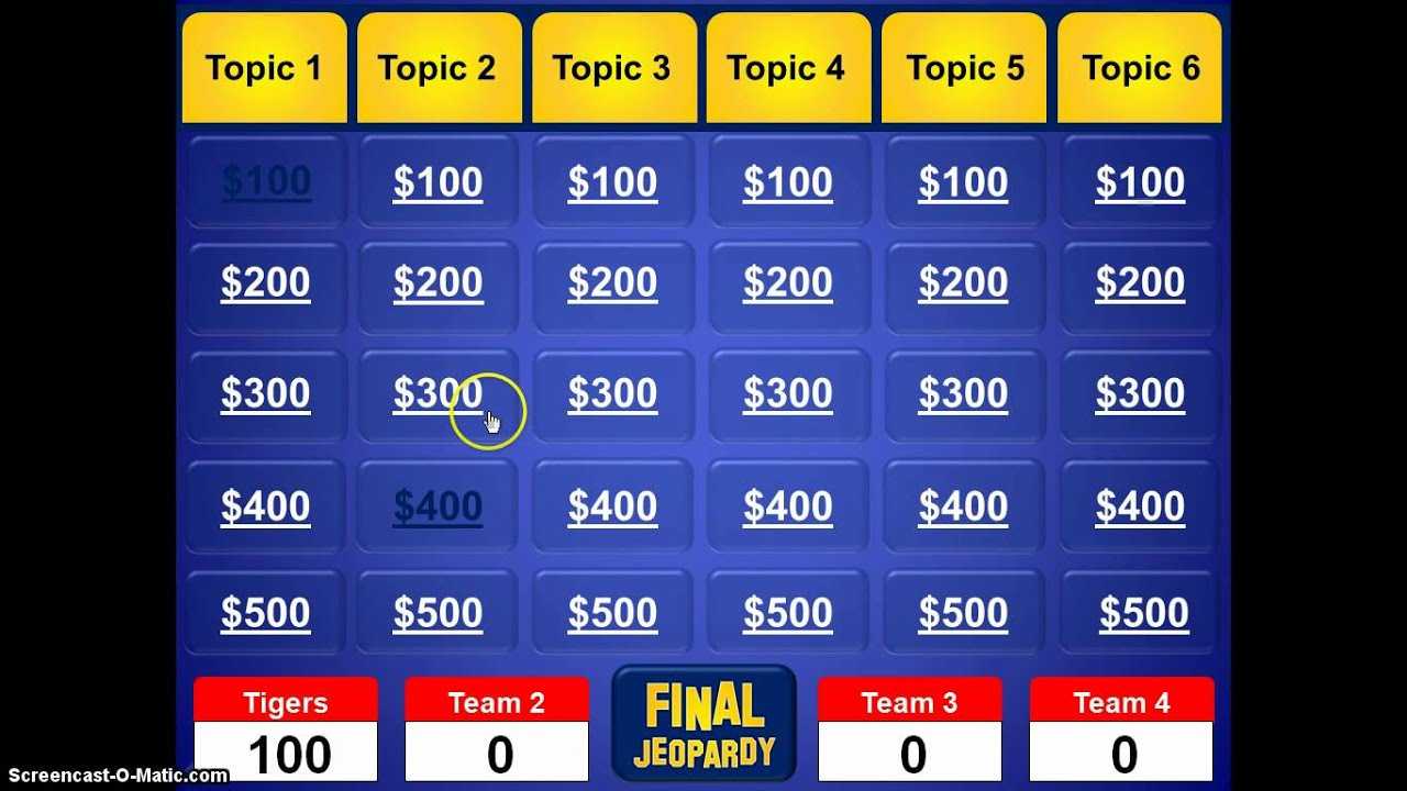 Jeopardy Powerpoint Template – Youtube Regarding Jeopardy Powerpoint Template With Score