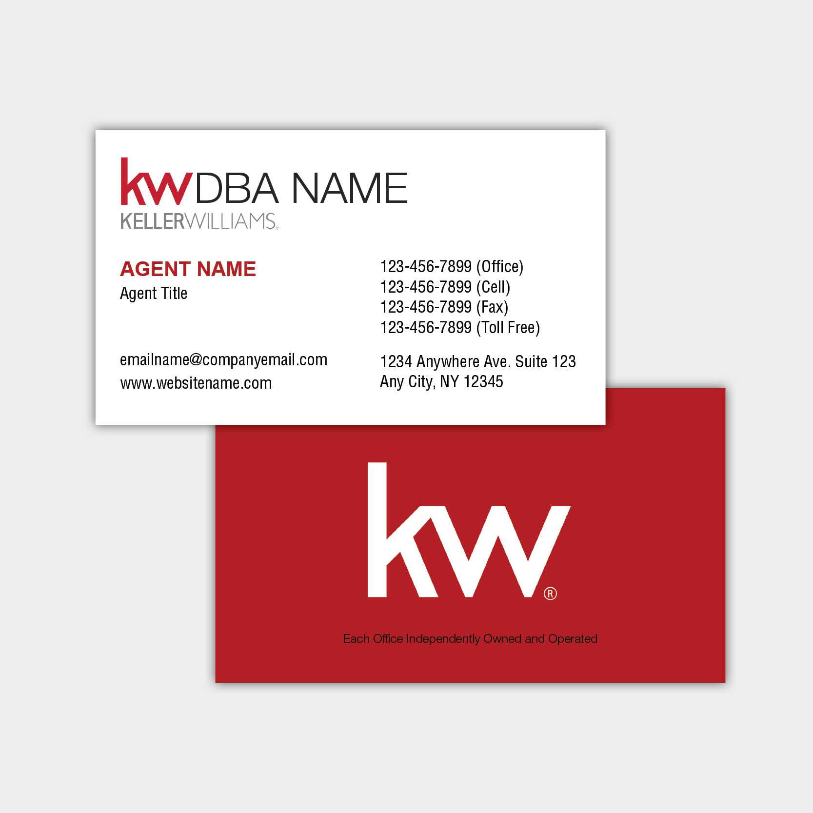 Keller Williams Business Card Throughout Keller Williams Business Card Templates