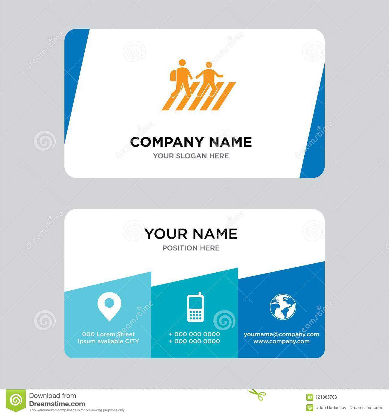 Kids Business Card Design Template, Visiting For Your Within Id Card Template For Kids