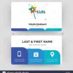 Kids Channel, Business Card Design Template, Visiting For With Regard To Id Card Template For Kids