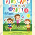 Kids Summer Camp Vector & Photo (Free Trial) | Bigstock With Summer Camp Brochure Template Free Download
