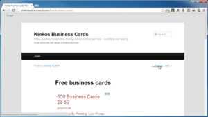 Kinkos Business Cards for Kinkos Business Card Template