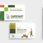 Landscaper Business Card Template – Psd, Ai & Vector For Gardening Business Cards Templates