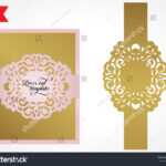 Laser Cut Wedding Invitation Template Silhouette Stock In Silhouette Cameo Card Templates