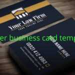 Lawyer Business Card Template Within Lawyer Business Cards Templates