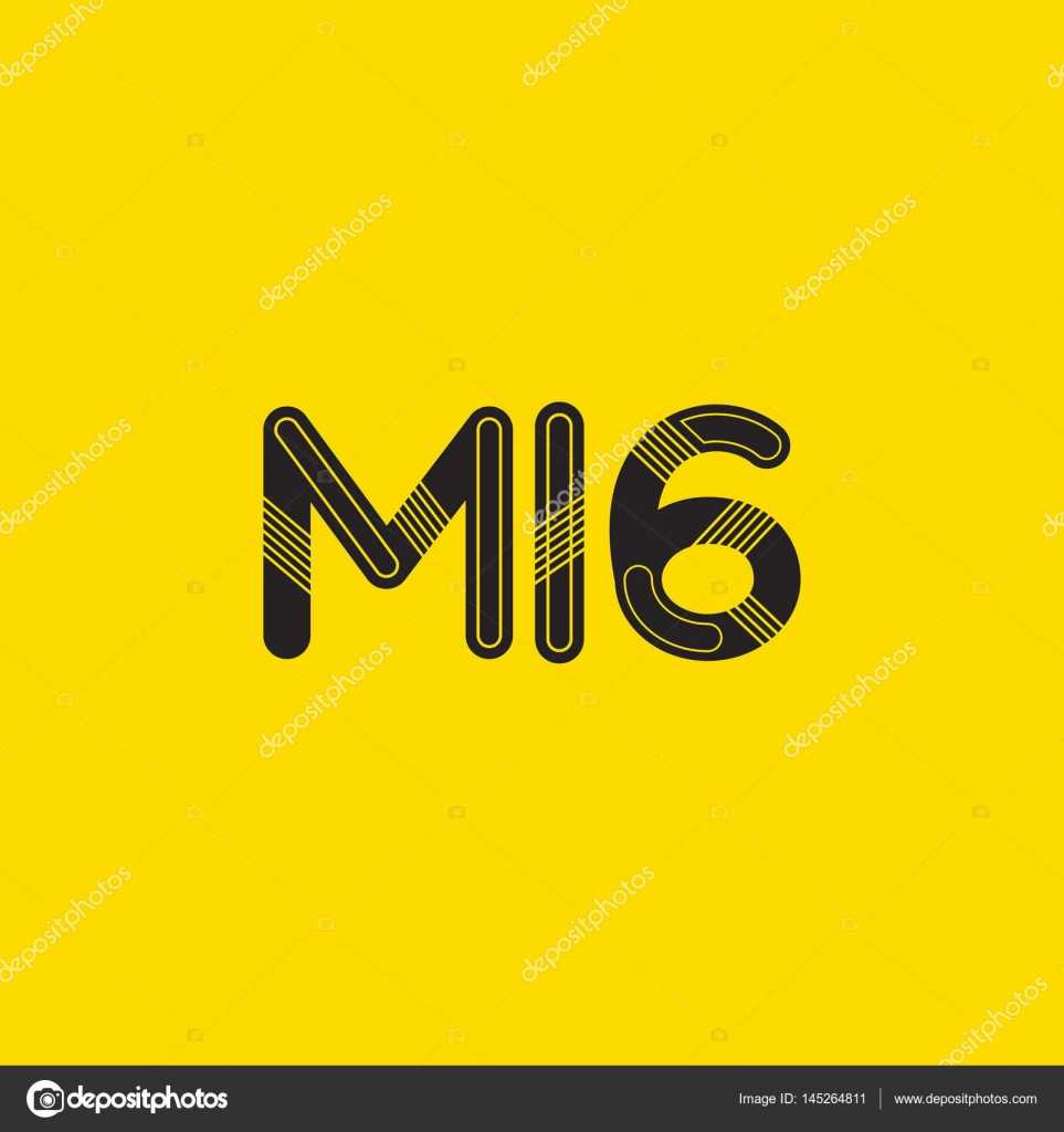 Letter And Digit M16 Logo — Stock Vector © Brainbistro Inside Mi6 Id Card Template