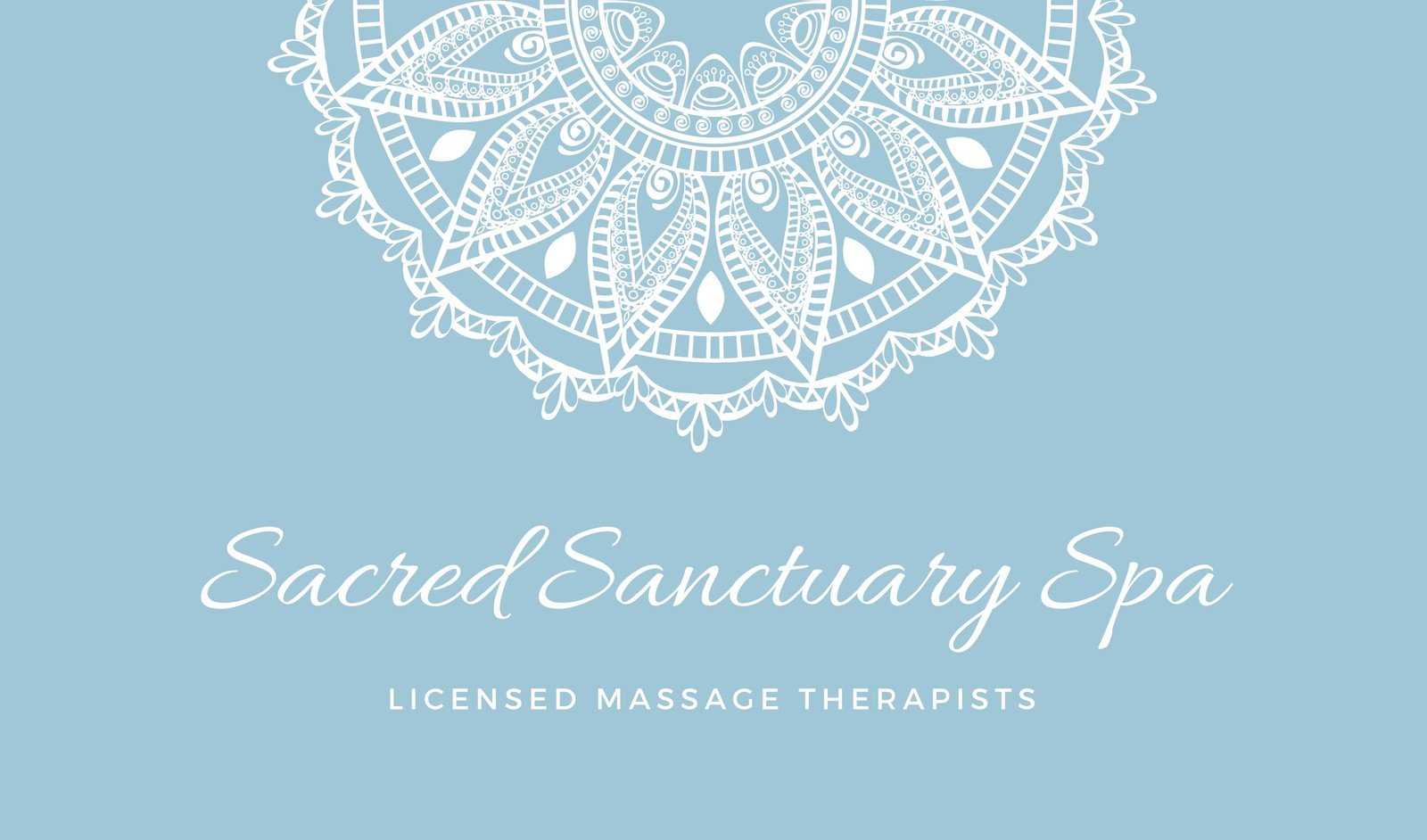 Light Blue Round Ornaments Massage Therapist Business Card Within Massage Therapy Business Card Templates