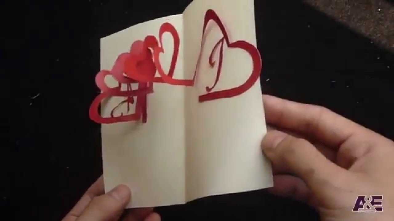 Linked Spiral Hearts – Valentine's Day Pop Up Card Tutorial | Free Pattern Throughout Heart Pop Up Card Template Free
