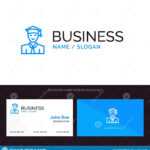 Logo And Business Card Template For Student, Education For Graduate Student Business Cards Template