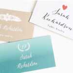 Love Knots Place Cards With Regard To Table Name Cards Template Free
