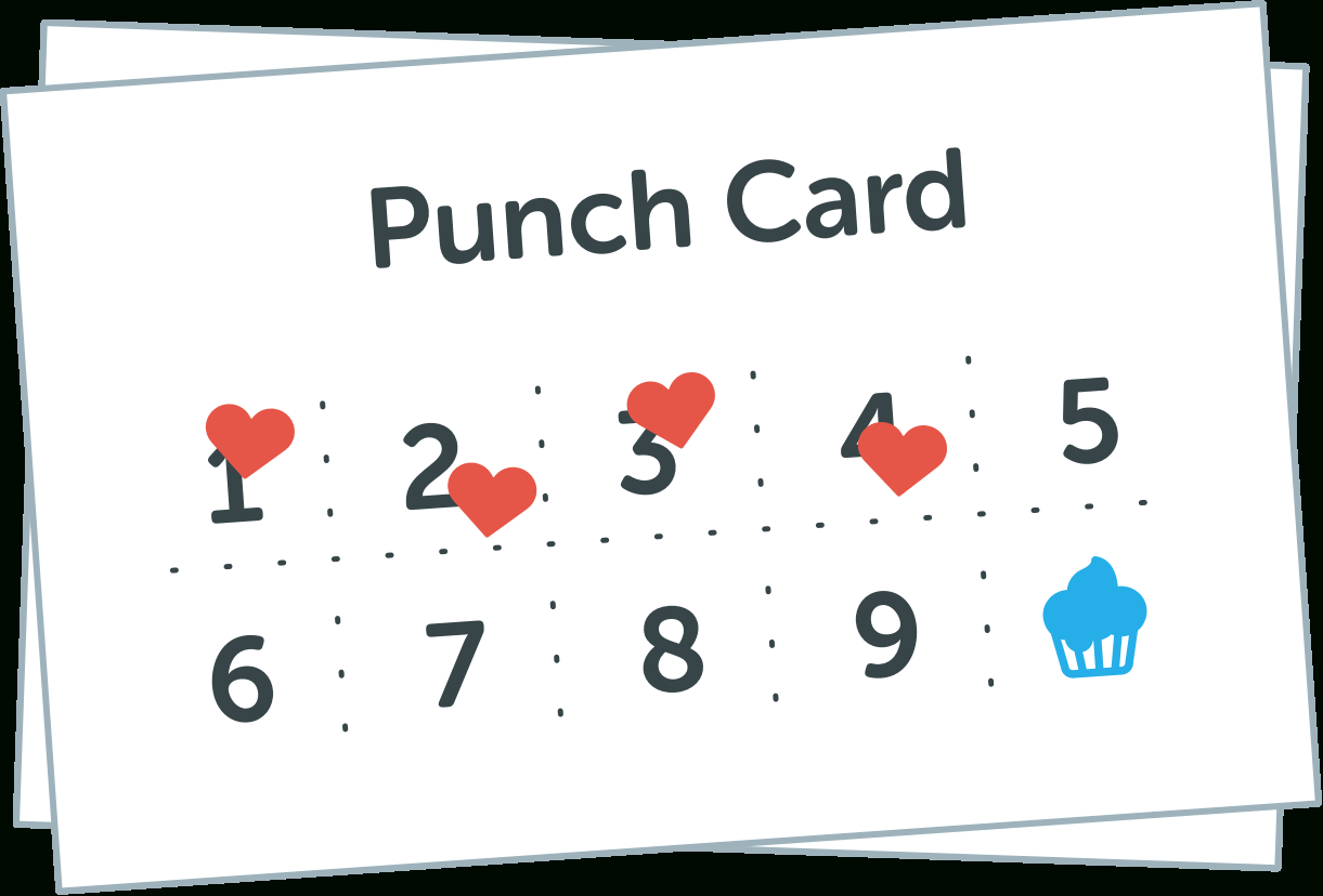 Loyalty Punch Card App | Flok Regarding Business Punch Card Template Free