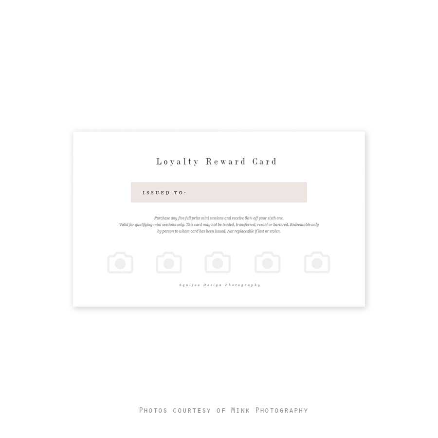 Loyalty Reward Program Punch Card 2 | Squijoo Pertaining To Reward Punch Card Template
