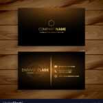 Luxury Premium Golden Business Card Template Intended For Download Visiting Card Templates