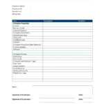 Maintenance Spreadsheet Mplate Checklist Daily Weekly Within Service Job Card Template