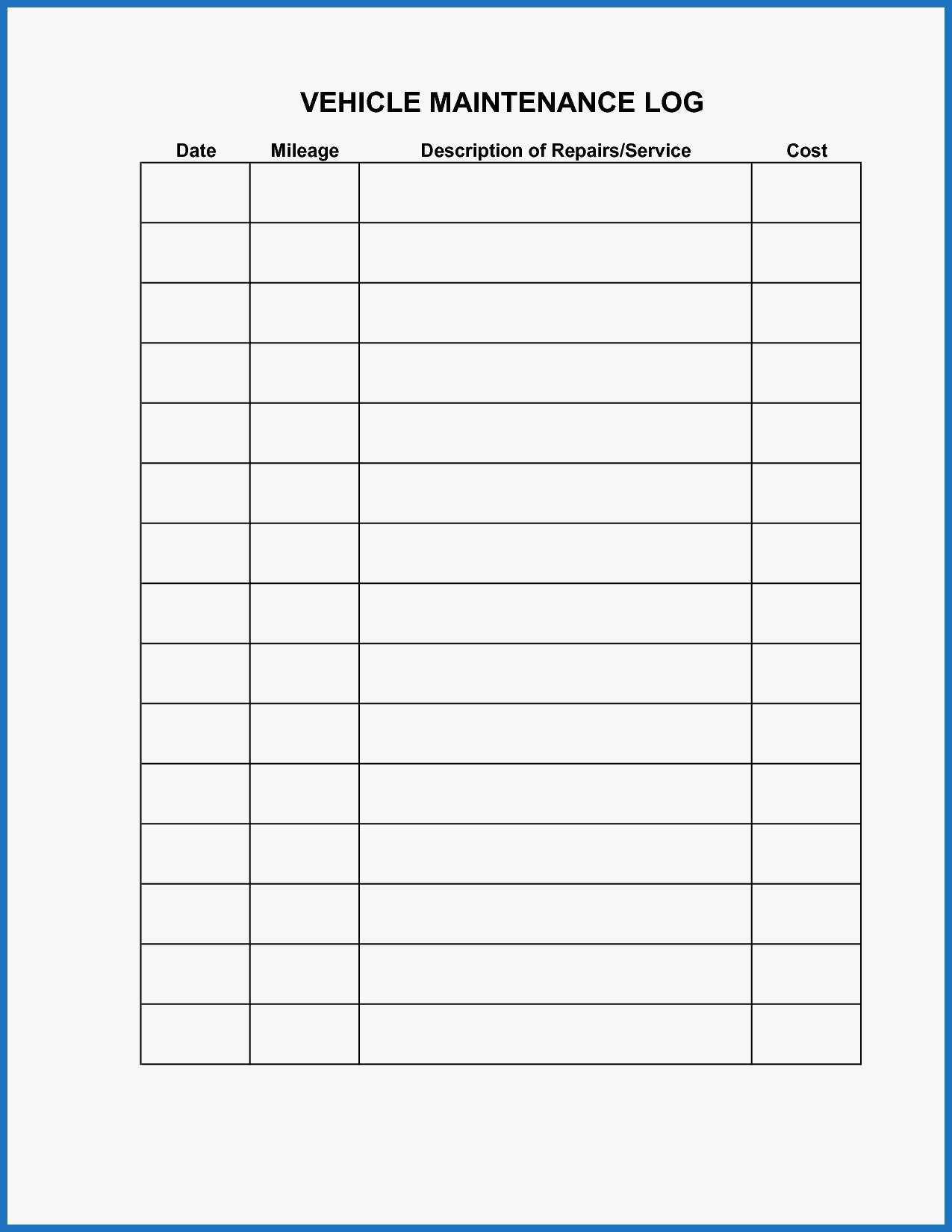 Maintenance T Template Schedule Excel Free Format Building Pertaining To Mechanic Job Card Template