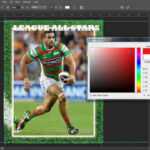 Make A Trading Card In Adobe Photoshop – Part 1 Throughout Baseball Card Template Psd