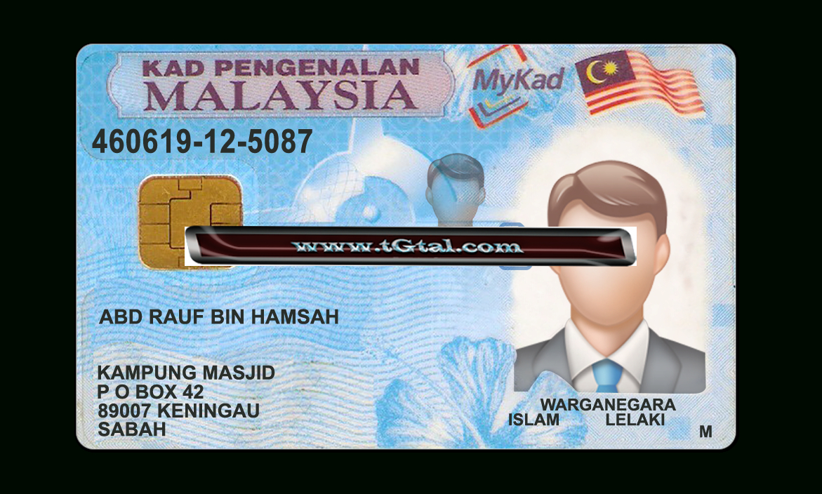 Malaysia Id Card Template Psd Photoshop With Social Security Card Template Psd