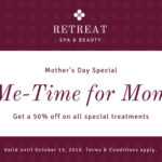 Maroon Pattern Mother's Day Gift Certificate – Templates For Spa Day Gift Certificate Template