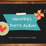 Memories Photo Album Google Slides Theme And Powerpoint Template In Powerpoint Photo Album Template