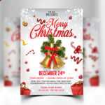Merry Christmas Flyer Free Psd – Psd Zone For Free Christmas Card Templates For Photoshop