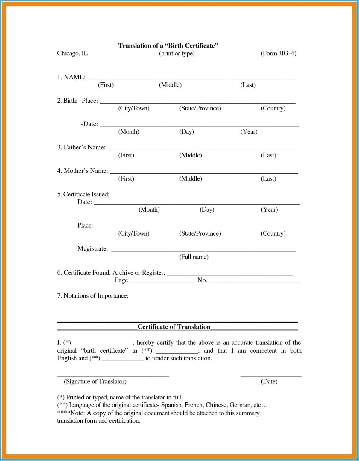 Mexican Death Certificate Template Invis Throughout Birth Certificate Translation Template