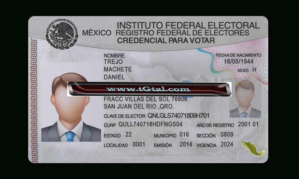 Mexico Id Card Template Psd Photoshop For Social Security Card Template Photoshop
