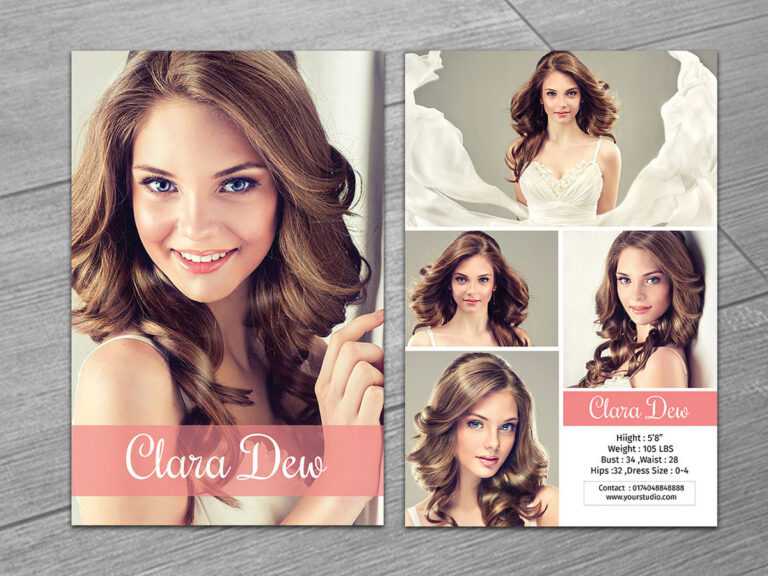 Comp Card Template Download - Best Business Templates