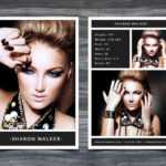 Model Comp Card Template Pertaining To Model Comp Card Template Free