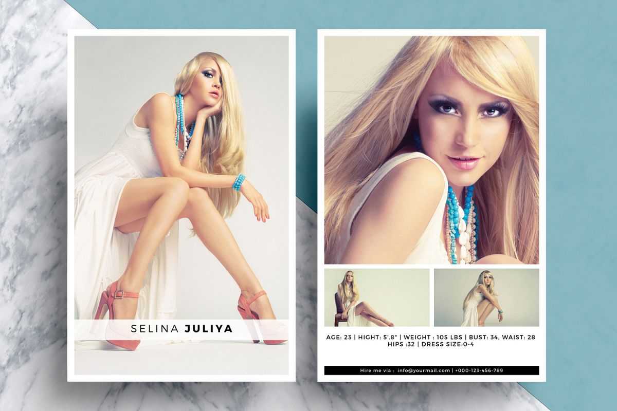 Modeling Comp Card Template Throughout Free Zed Card Template