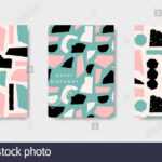 Modern And Playful Greeting Card Templates With Paper Cut Within Birthday Card Collage Template