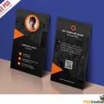 Modern Corporate Business Card Template Free Psd Pertaining To Psd Visiting Card Templates