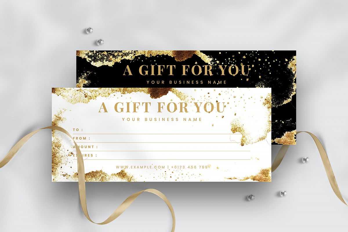 Modern Gift Voucher Template Intended For Indesign Gift Certificate Template