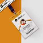 Modern Office Identity Card Free Psd Template – Indiater Inside College Id Card Template Psd