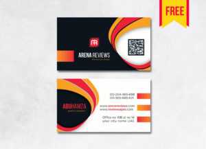 Modern Professional Business Card - Free Download | Arenareviews pertaining to Professional Business Card Templates Free Download