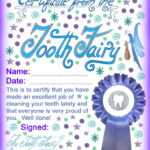 Modern Tooth Fairy Certificates | Rooftop Post Printables Inside Tooth Fairy Certificate Template Free