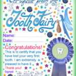 Modern Tooth Fairy Certificates | Rooftop Post Printables Regarding Tooth Fairy Certificate Template Free