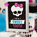 Monster High Birthday Party – (Freaky Fab) Free Printables In Monster High Birthday Card Template