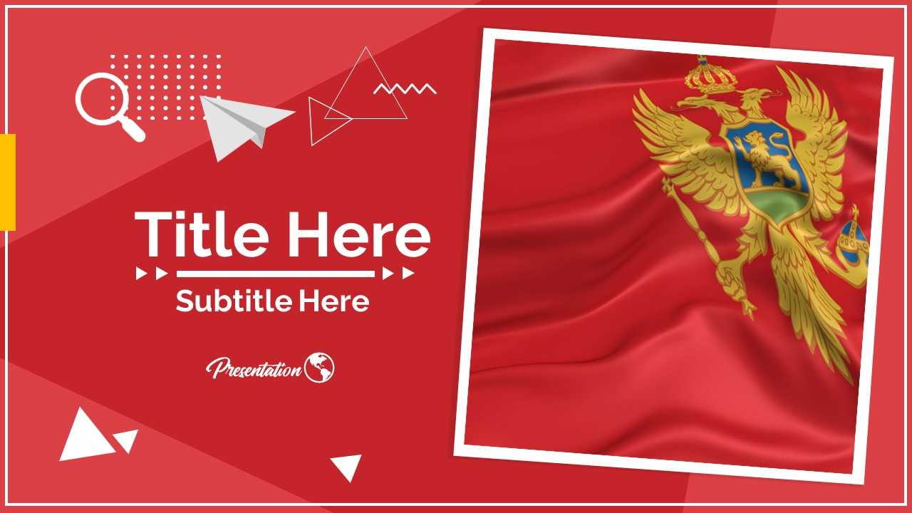 Montenegro Google Slides And Powerpoint Template : Myfreeslides Regarding Patriotic Powerpoint Template
