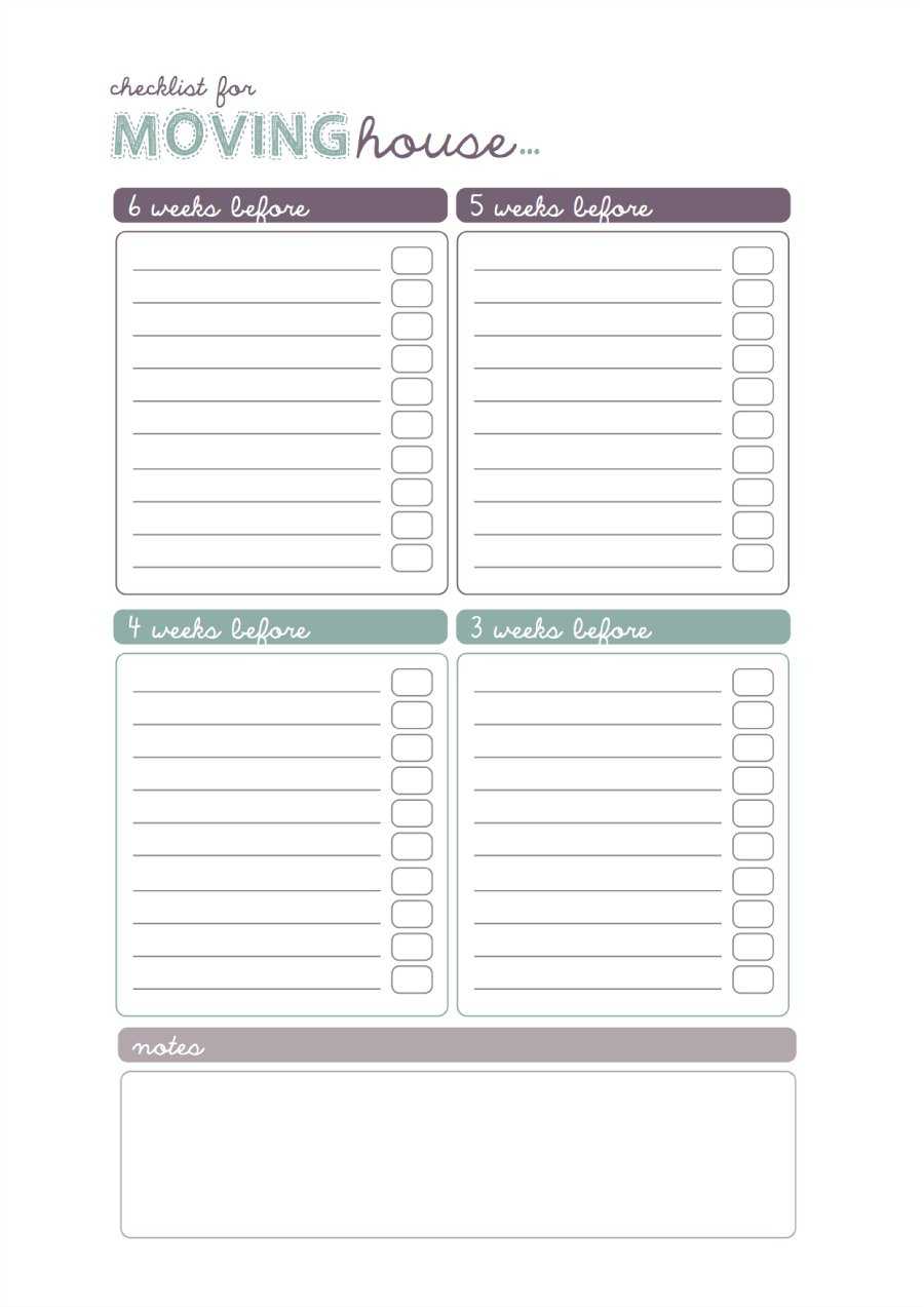 Moving Checklist Spreadsheet Excel House Uk Office Template For Free Moving House Cards Templates