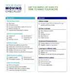 Moving Checklist Template Templates Word Dsheet House Move With Regard To Moving House Cards Template Free