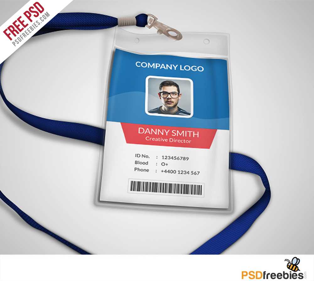 Multipurpose Company Id Card Free Psd Template On Behance Within College Id Card Template Psd