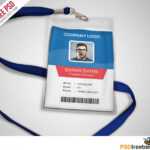 Multipurpose Company Id Card Free Psd Template | Psdfreebies Pertaining To Template For Id Card Free Download
